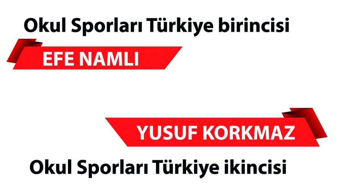 Okul Sporları Model Uçak Yarışmalarında Türkiye Birincisi ve İkincisi Okulumuzdan